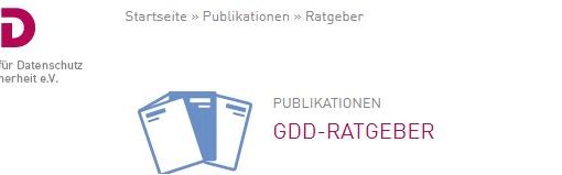 GDD-Ratgeber zum betrieblichen DSB