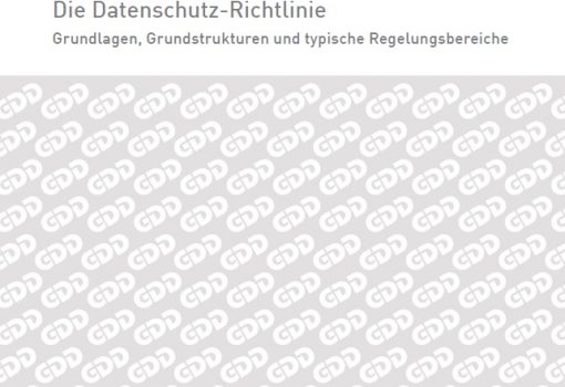 Praxishilfe Datenschutz-Richtlinie